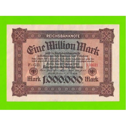 Германия - 1000000 / 1 миллион марок - 1923 - UNC!!!