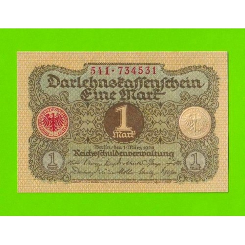 Германия - 1 марка - 1920 - UNC!!!