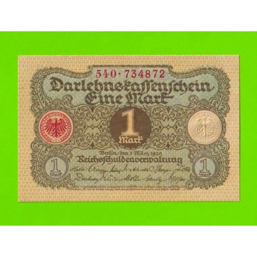 Германия - 1 марка - 1920 - UNC!!!