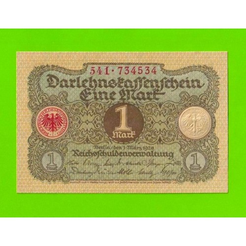 Германия - 1 марка - 1920 - UNC!!!