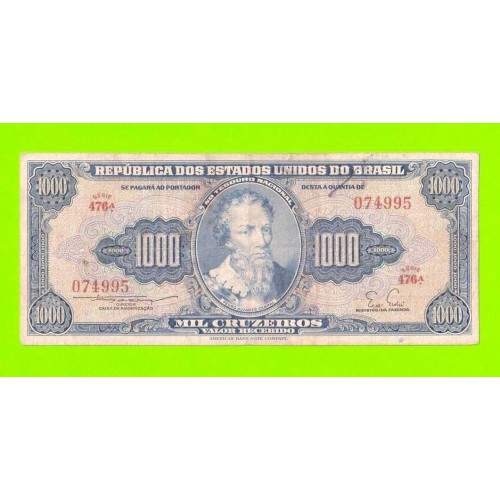 Бразилия - 1000 крузейро - 1953 (1955)