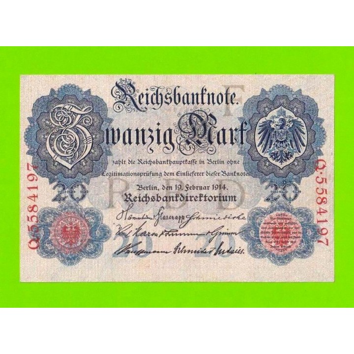 Германия - 20 марок - 1914 - XF+++!!!