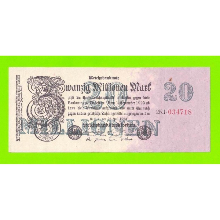 Германия - 20000000 / 20 миллионов марок - 1923