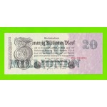 Германия - 20000000 / 20 миллионов марок - 1923 - XF+++!!!