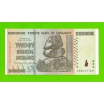 Зимбабве - 20000000000 / 20 миллиардов долларов - 2008 (AA)