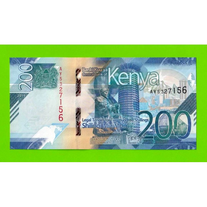 Кения - 200 шиллингов - 2019 - UNC!!!