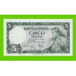 Испания - 5 песет - 1954 - UNC-!!!