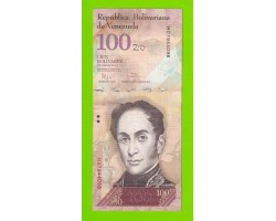 Венесуэла - 100 боливаров - 2011 (серия H)
