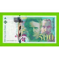 Франция - 500 франков - 1994 (Q) - aUNC!!!
