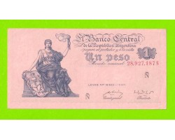 Аргентина - 1 песо - 1951 / 1952 (N) - aUNC!!!