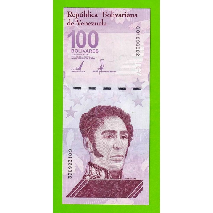 Венесуэла - 100 боливаров - 2021 (C) - UNC!!!