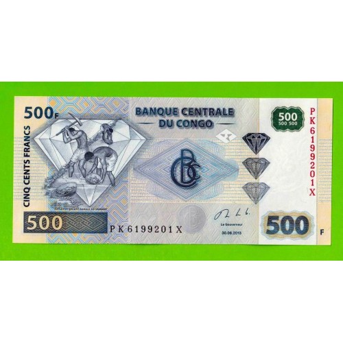 Конго - 500 франков - 2013 - aUNC!!!