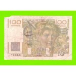 Франция - 100 франков - 1953