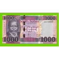 Южный Судан - 1000 фунтов - 2021 (BQ) - UNC!!!