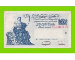 Аргентина - 50 сентаво - 1947 / 1948 (E)