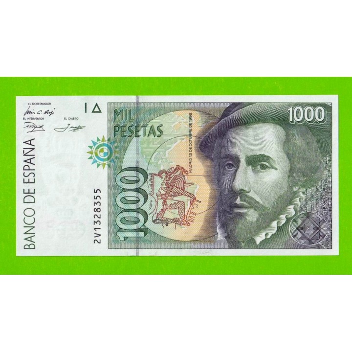 Испания - 1000 песет - 1992 - UNC!!!