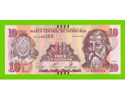 Гондурас - 10 лемпир - 2019 - UNC!!!