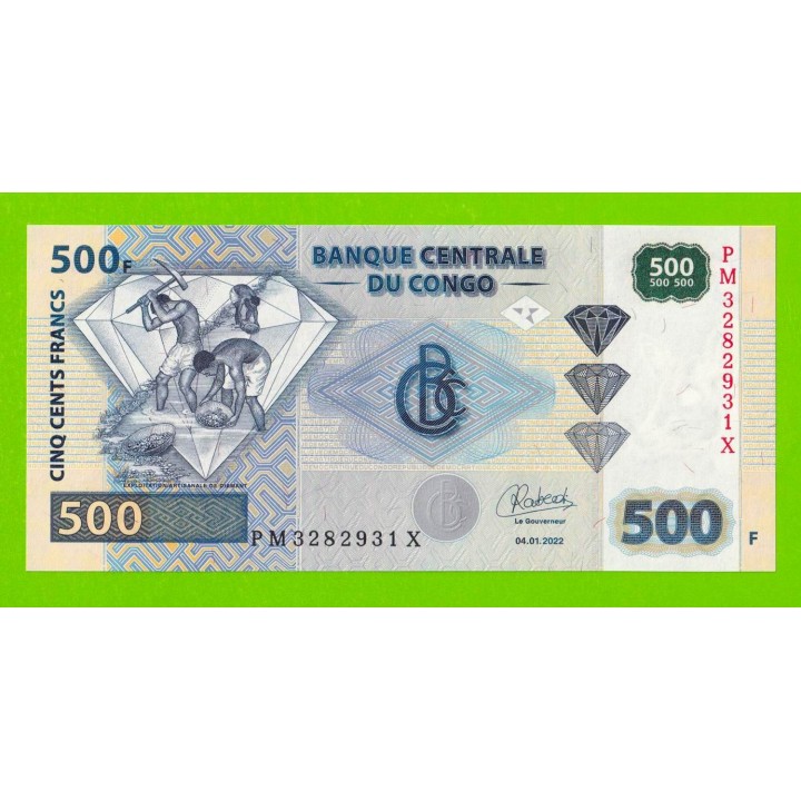 Конго - 500 франков - 2022 - UNC!!!