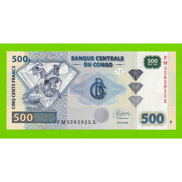 Конго - 500 франков - 2022 - UNC!!!