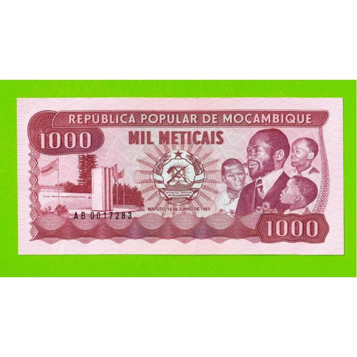 Мозамбик - 1000 метикалов - 1983 (AB) - UNC!!!