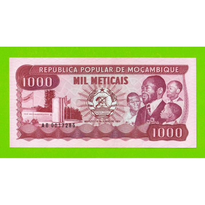 Мозамбик - 1000 метикалов - 1983 (AB) - UNC!!!