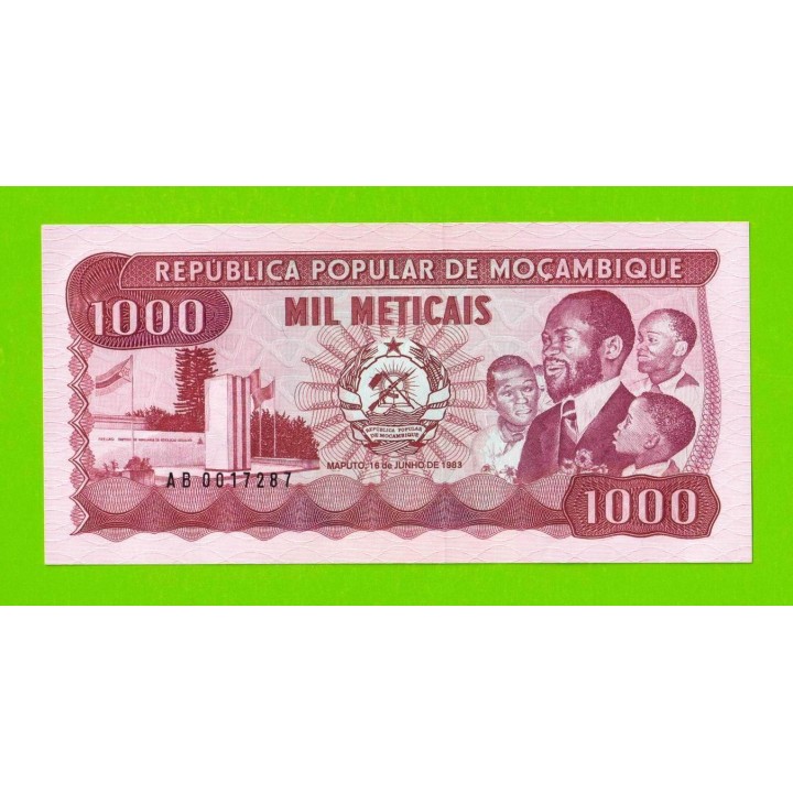 Мозамбик - 1000 метикалов - 1983 (AB) - UNC!!!