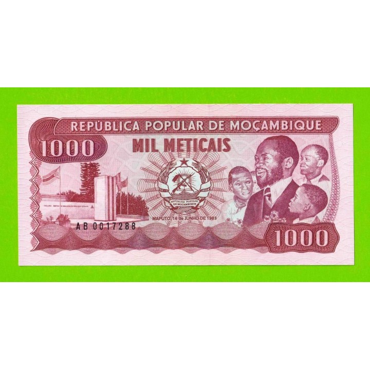 Мозамбик - 1000 метикалов - 1983 (AB) - UNC!!!