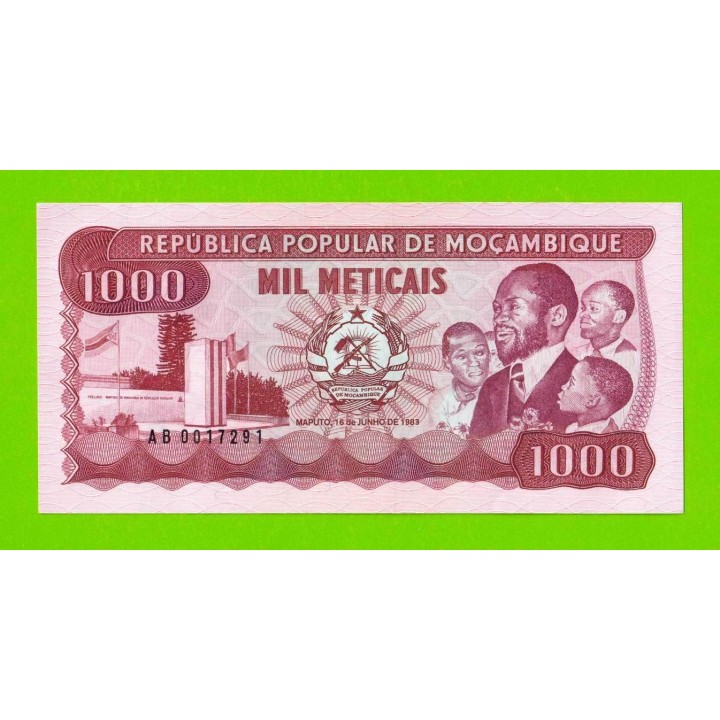 Мозамбик - 1000 метикалов - 1983 (AB) - UNC!!!