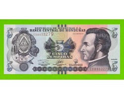 Гондурас - 5 лемпир - 2019 - UNC!!!