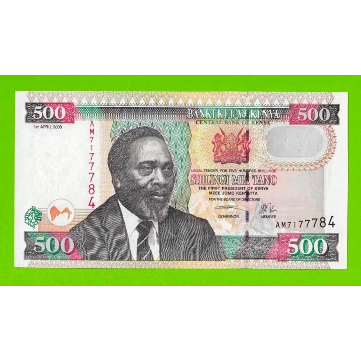 Кения - 500 шиллингов - 2003 (AM) - UNC-!!!