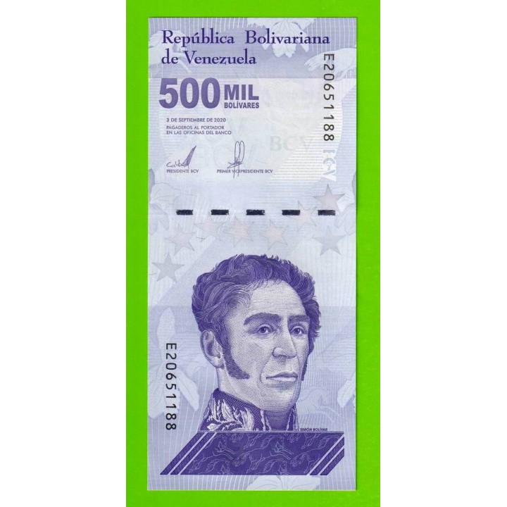 Венесуэла - 500000 боливаров - 2020 (E) - UNC!!!