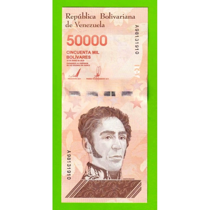 Венесуэла - 50000 боливаров - 2019 (A) - UNC-!!!