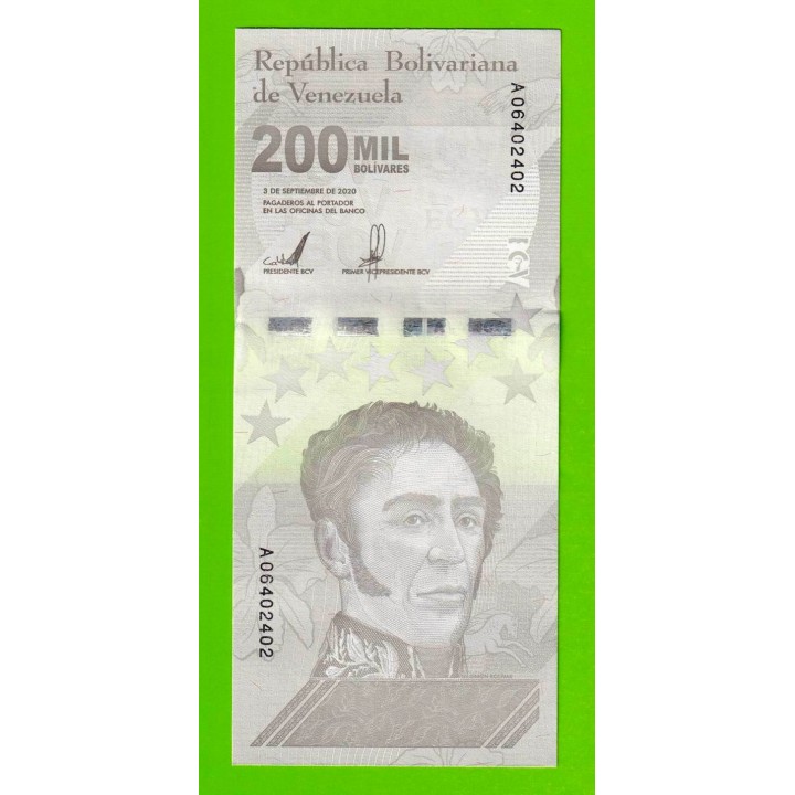 Венесуэла - 200000 боливаров - 2020 (A) - UNC-!!!