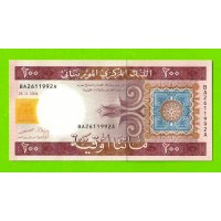 Мавритания - 200 угий - 2004 (BA) - UNC!!!