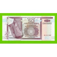 Бурунди - 50 франков - 2005 - UNC!!!