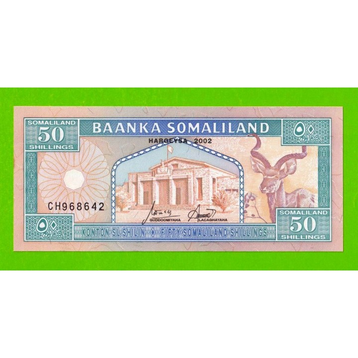 Сомалиленд - 50 шиллингов - 2002 - UNC-!!!