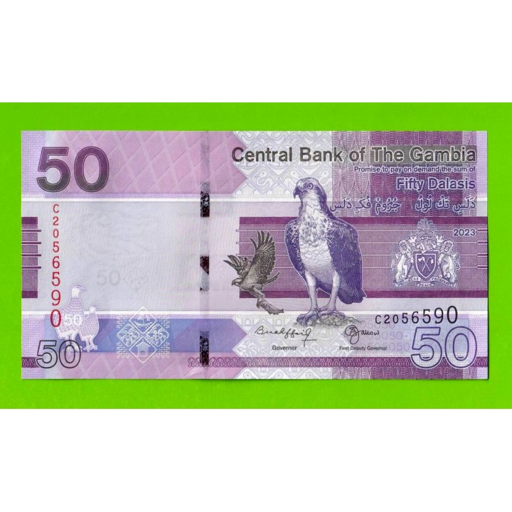 Гамбия - 50 даласи - 2023 - UNC!!!