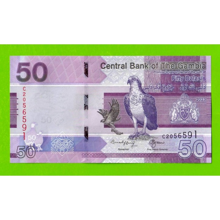 Гамбия - 50 даласи - 2023 - UNC!!!