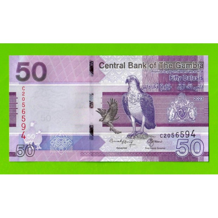 Гамбия - 50 даласи - 2023 - UNC!!!