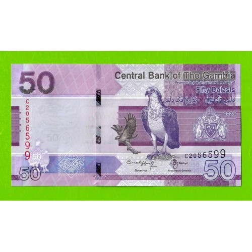 Гамбия - 50 даласи - 2023 - UNC!!!