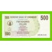 Зимбабве - 500 долларов - 2006 (AH)