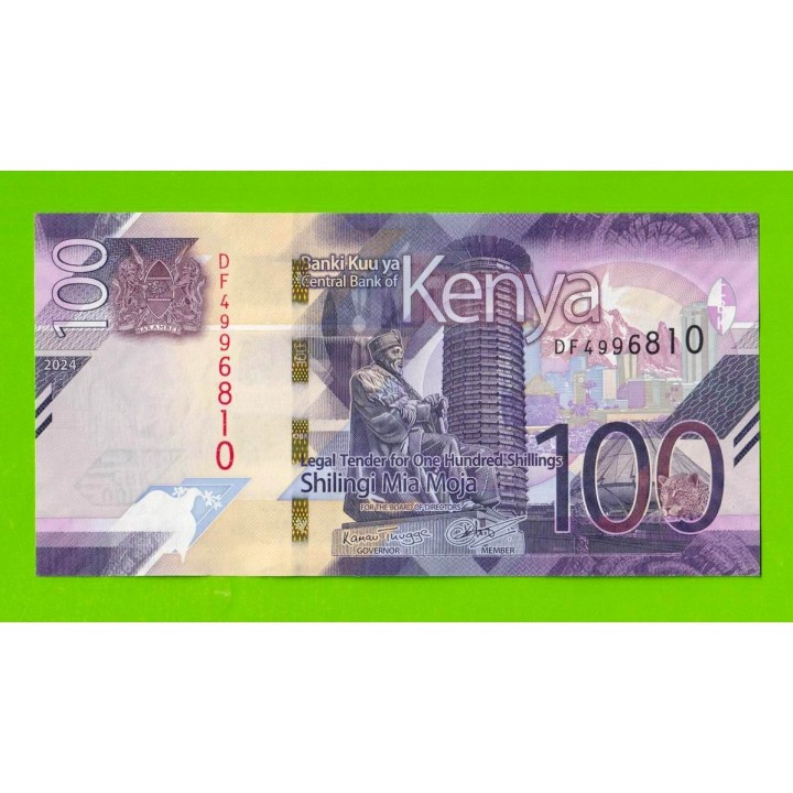 Кения - 100 шиллингов - 2024 - UNC!!!