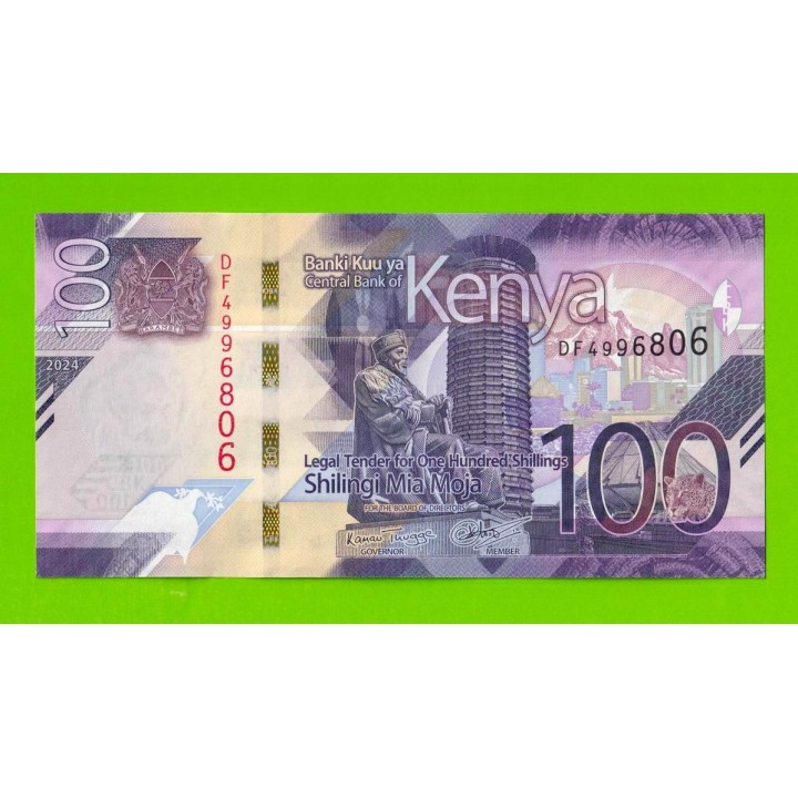 Кения - 100 шиллингов - 2024 - UNC!!!
