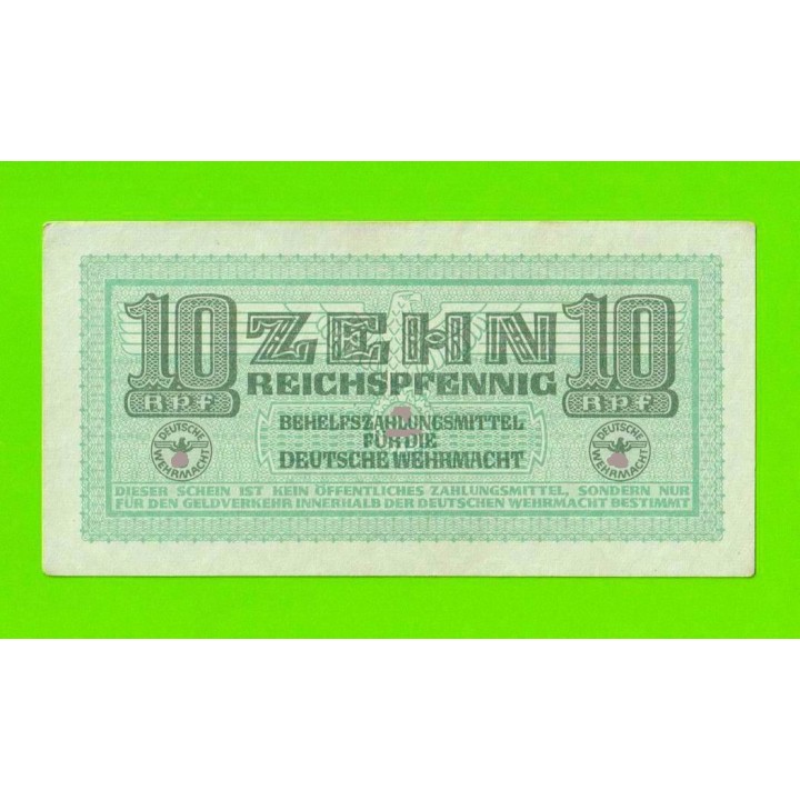 Германия (Вермахт) - 10 рейхспфеннигов / пфеннигов - 1942 - XF+!!!