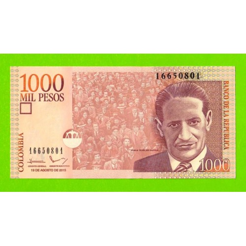 Колумбия - 1000 песо - 2015 - UNC!!!