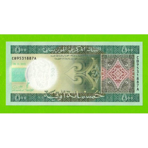 Мавритания - 500 угий - 2013 - UNC!!!