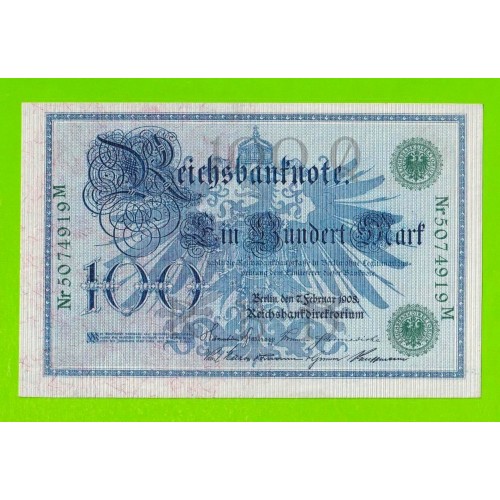 Германия - 100 марок - 1908 - aUNC!!!