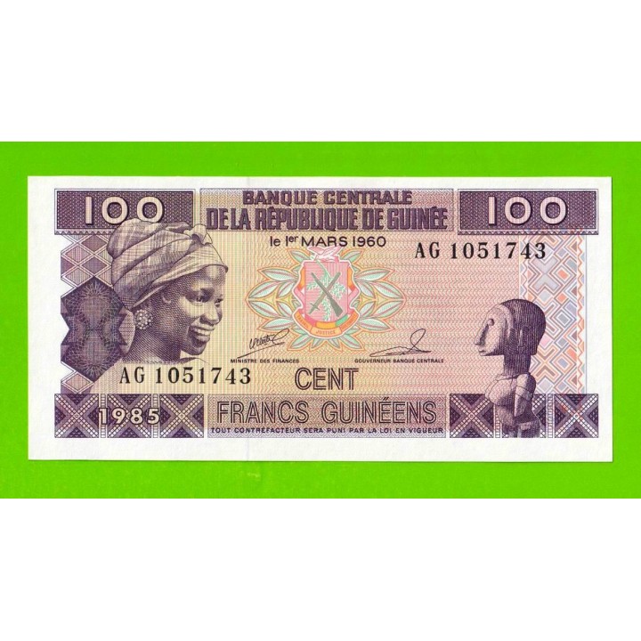 Гвинея - 100 франков - 1985 (AG) - UNC!!!