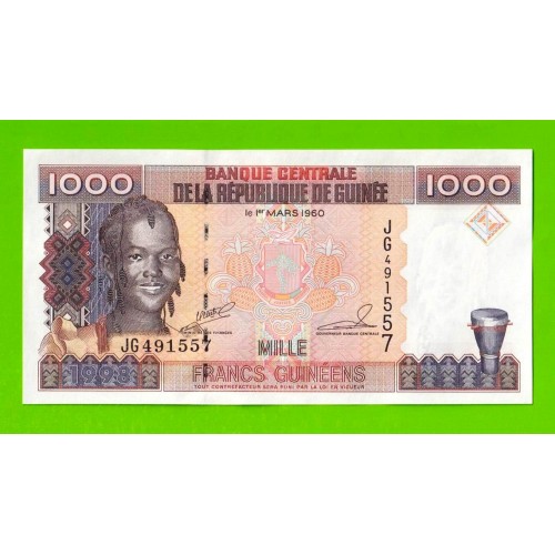 Гвинея - 1000 франков - 1998 (JG) - UNC!!!