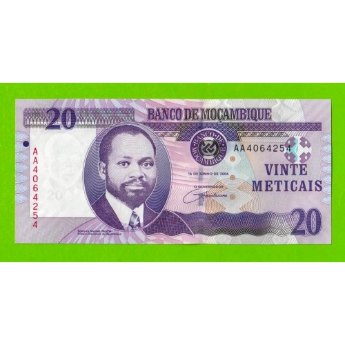 Мозамбик - 20 метикал - 2006 (AA) - UNC!!!